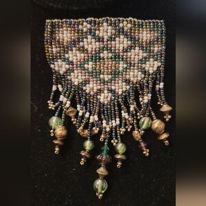 Beaded Sash & Kilt Pin